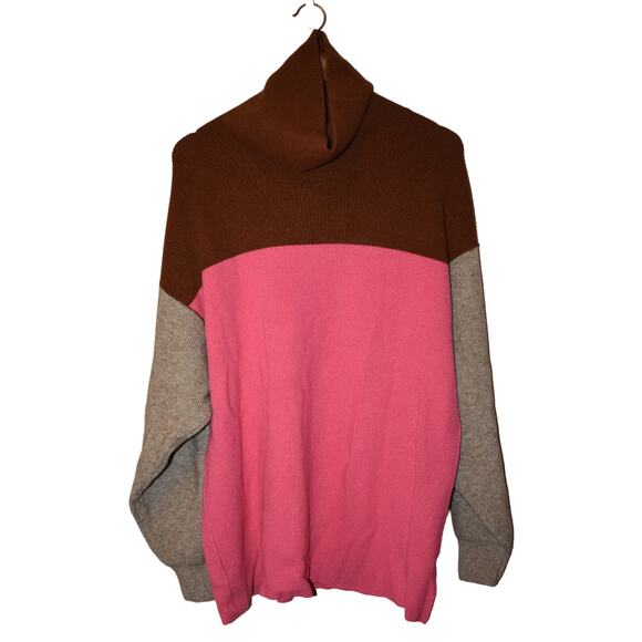 Free People Softly Structured Candy Pop Sweater Size L - Picture 3 of 5